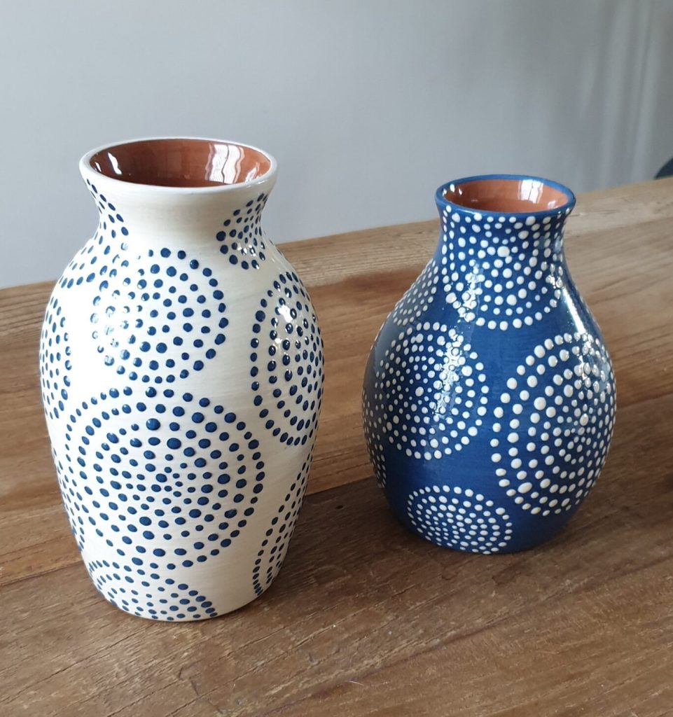 2 vases “Feu d’artifices”